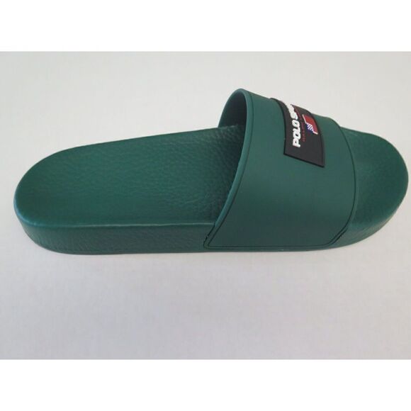 Polo Ralph Lauren Mens Sz 12 Polo Sport Green Pool Beach Slide Sandals - Picture 2 of 9
